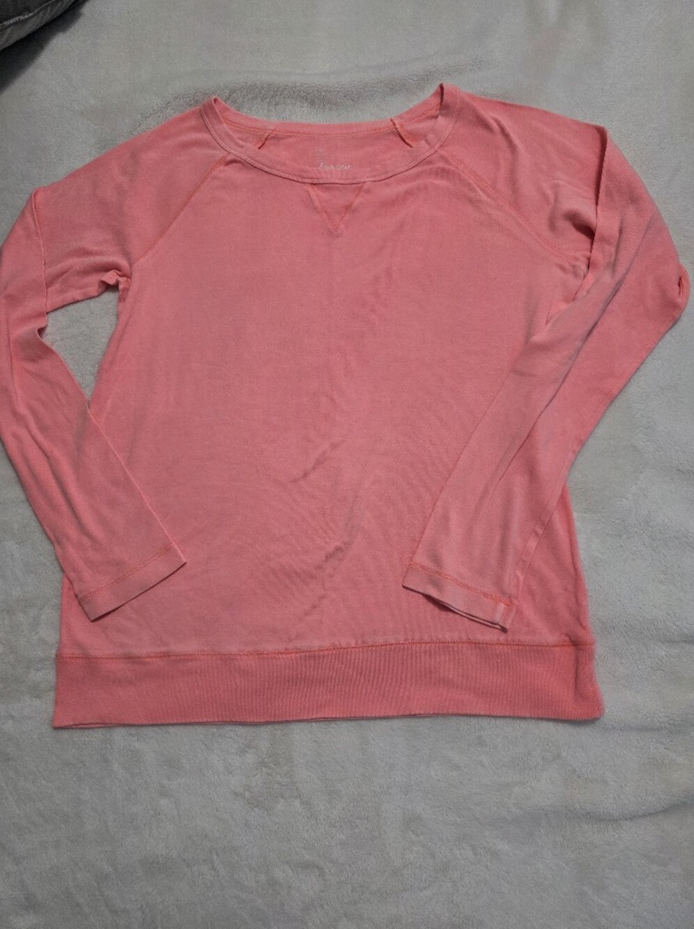 Gap The Bowery Super Soft Sweatshirt Small Neon Coral